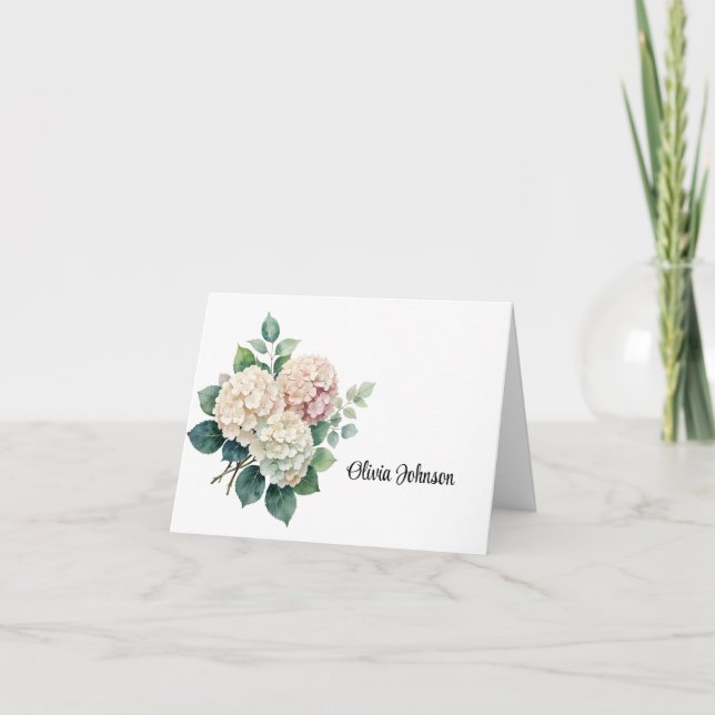 Custom Name Folded Note Cards (Front)