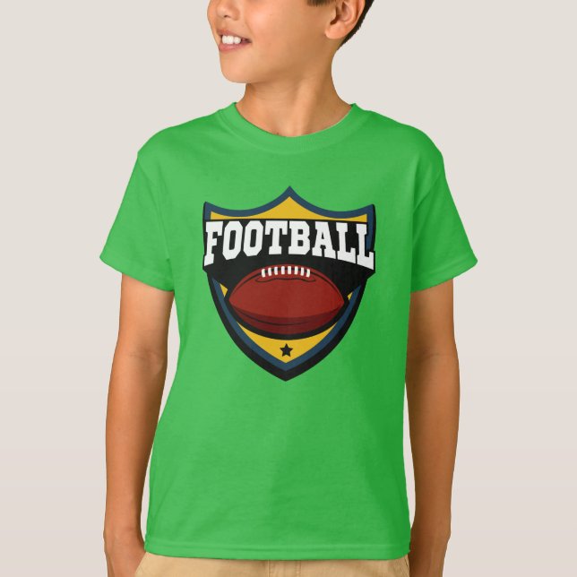 Custom name Football Logo shirts & jackets (Front)