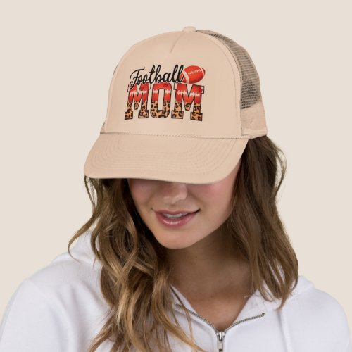 Custom Name Football Mom  Mothers Day Trucker Hat