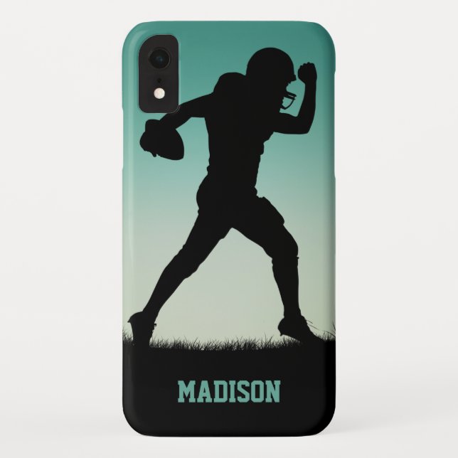 Custom name Football Player phone cases (Back)