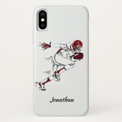 Custom Name Football Player phone cases