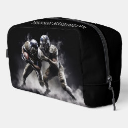 Custom Name Football Players Illustration Dopp Kit