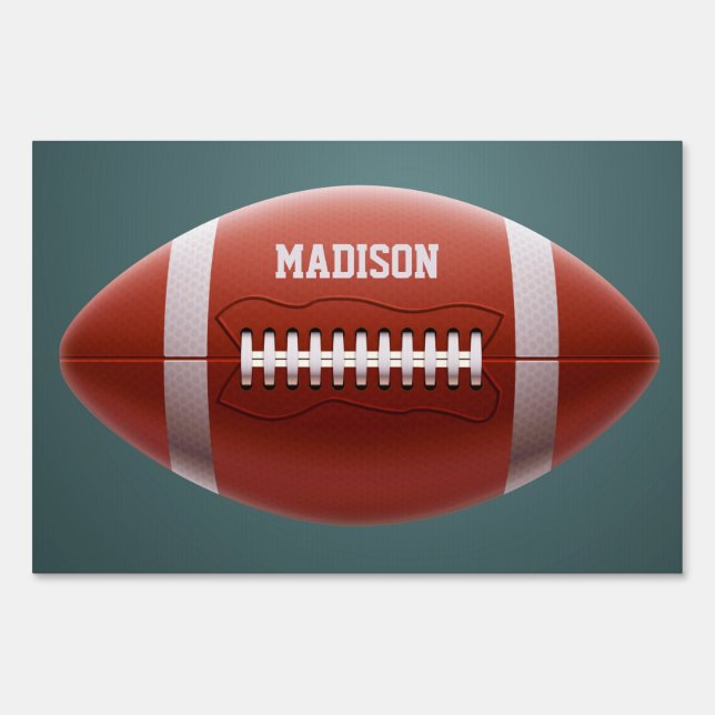 Custom name Football Sign (Front)