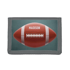 Custom name Football wallets