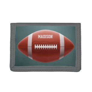 Custom name Football wallets
