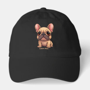 Custom Name French Bulldog Pet Dog Animal Hat