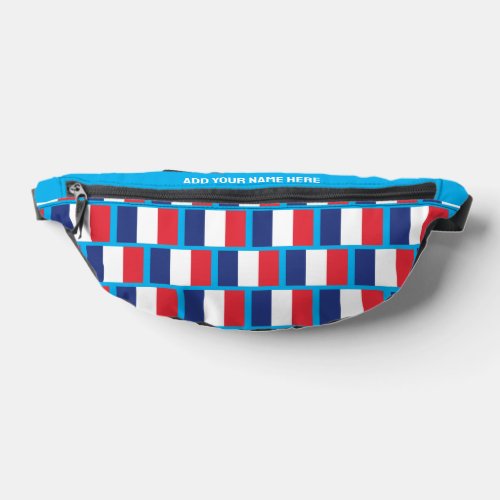 Custom Name FRENCH FLAG OF FRANCE Fanny Pack