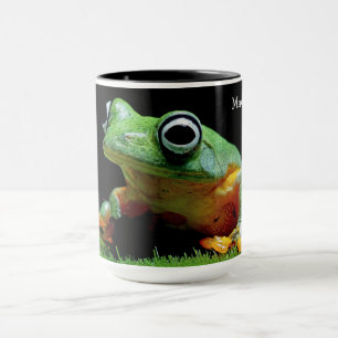 Custom Name Frog mugs