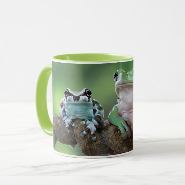 Custom Name Frog mugs (Front Left)