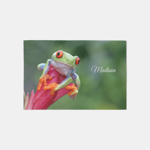 Custom Name Frog Rug