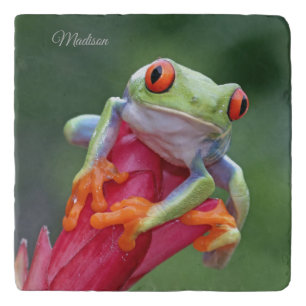 Custom name Frog trivet