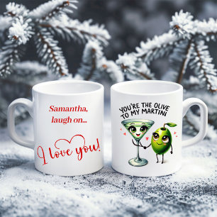 Custom Name Funny Food Mug Love Gift for Wife