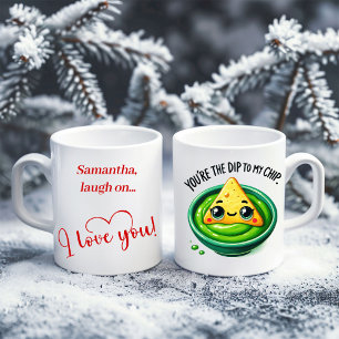 Custom Name Funny Food Mug Sweet Valentine Gift