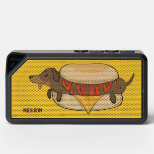 Custom Name Funny Hot Dog Bluetooth Speaker