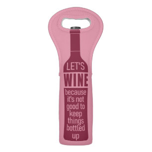 Custom name Funny Wine Quote Bag