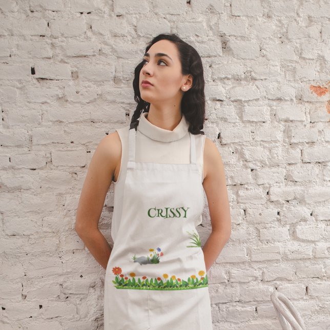 Custom Name Garden Apron (Creator Uploaded)