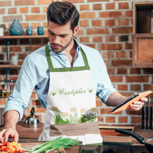 Custom Name Garden Apron