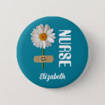 Custom Name Gift Button For Nurse at Zazzle