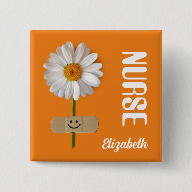 Custom Name Gift Buttons for Nurses (Front)