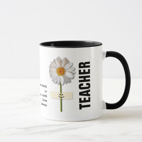 Custom Name Gift Mug for Teacher