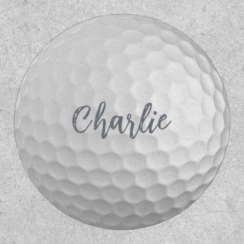 Custom name Golf Ball Patch