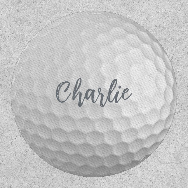 Custom name Golf Ball Patch (Front)