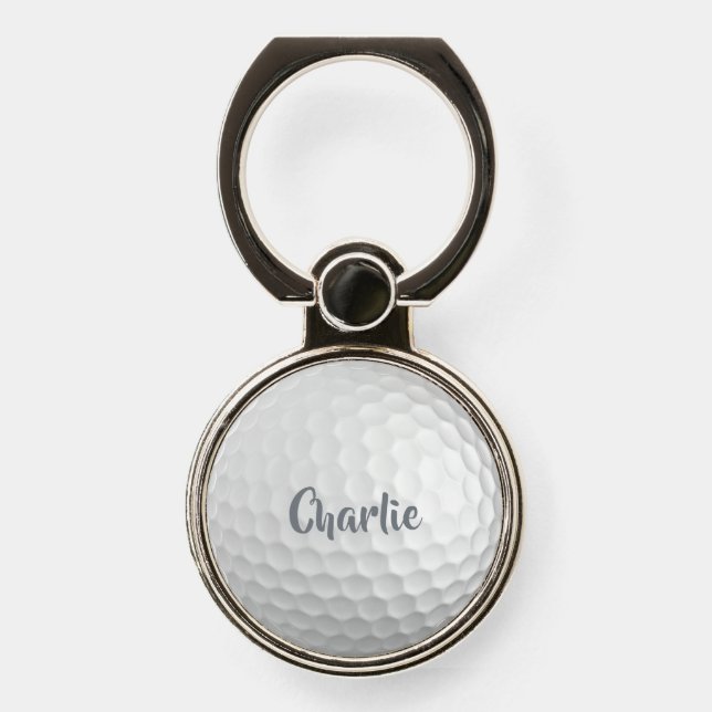 Custom name Golf Ball phone grip (Front)