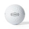 Custom name golf balls with elegant border frame