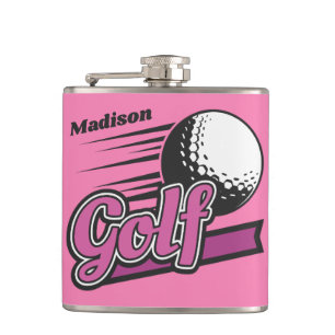 Custom Name Golf Flask
