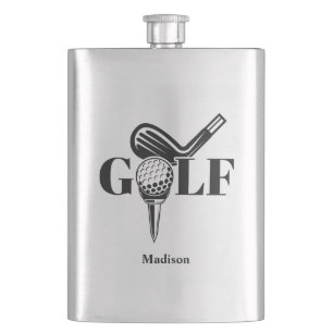 Custom Name Golf Flask