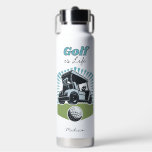 Custom Name Golf is Life Water Bottle<br><div class="desc">See my store for more golf items.</div>
