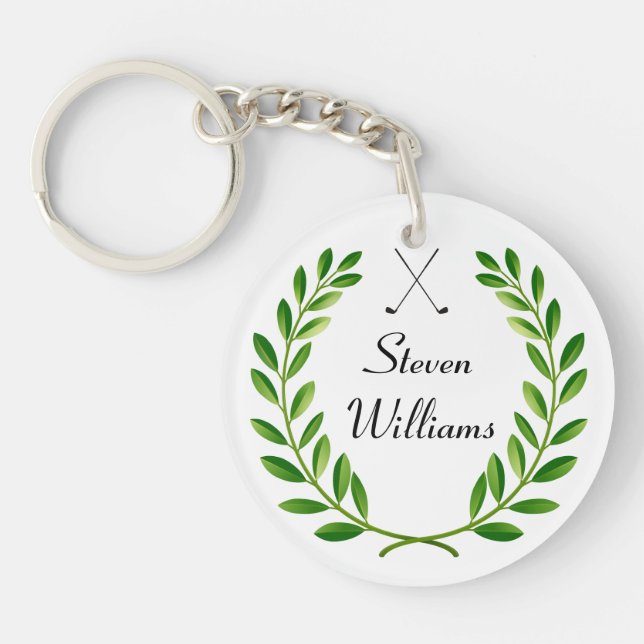 Custom Name Golf Keychain (Front)
