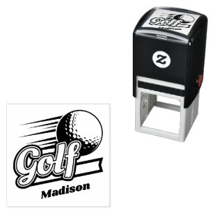 Custom Name Golf Self-inking Stamp