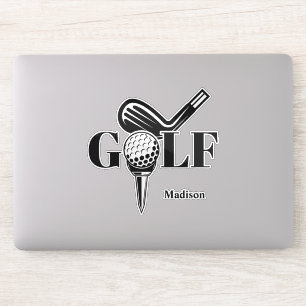 Custom Name Golf Sticker