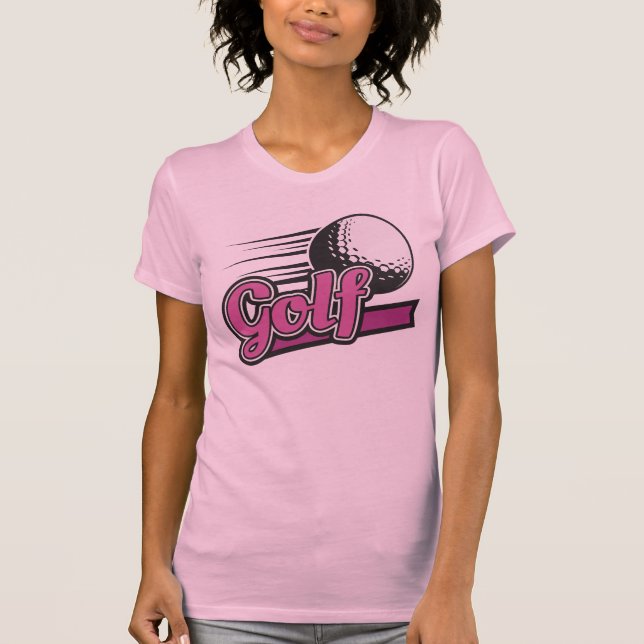 Custom Name Golf T-Shirt (Front)