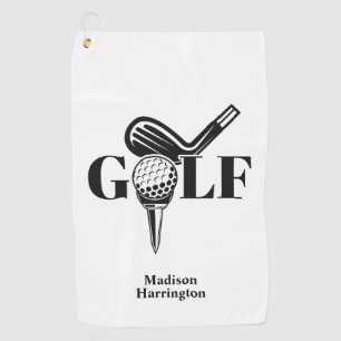 Custom Name Golf Towel