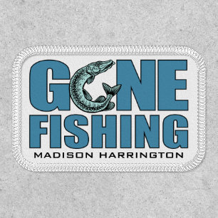 Custom name GONE FISHING Patch