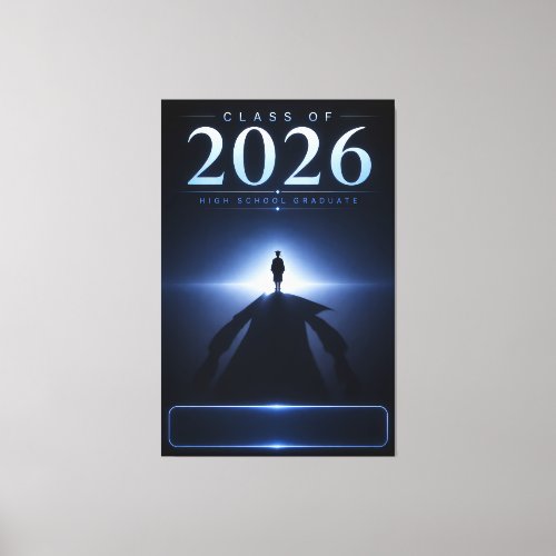 Custom Name Graduation 2026 Keepsake Gift Canvas Print