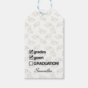 Custom Name Graduation Gift Funny Graduation Tags