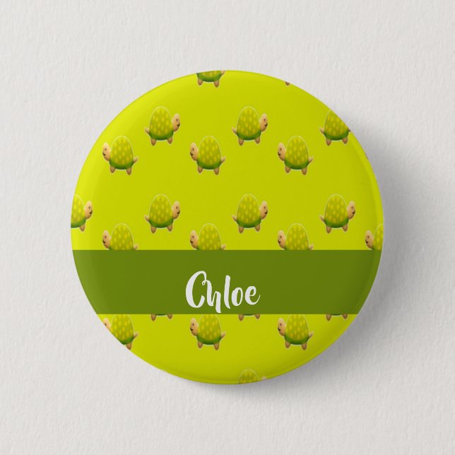 Custom name green turtles button (Front)