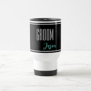 Custom Name Groom Travel Mug