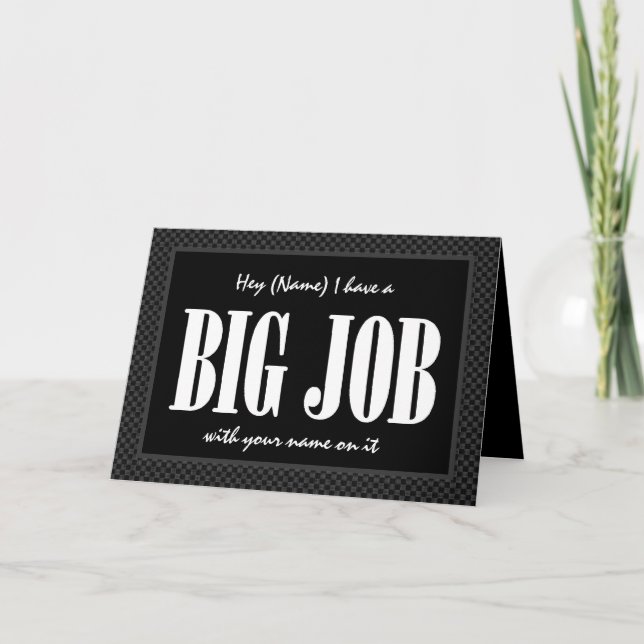 Custom Name Groomsman Invitation FUNNY G400 (Front)