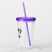 Happy Potion Plastic Tumbler with Straw