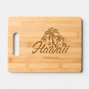 Custom Name Hawaii Engraved Cutting Board