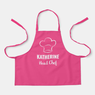 Custom Name Head Chef Sous Chef Kitchen Cooking Apron