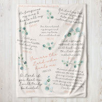 Custom Name Healing Scriptures Prayer Gift