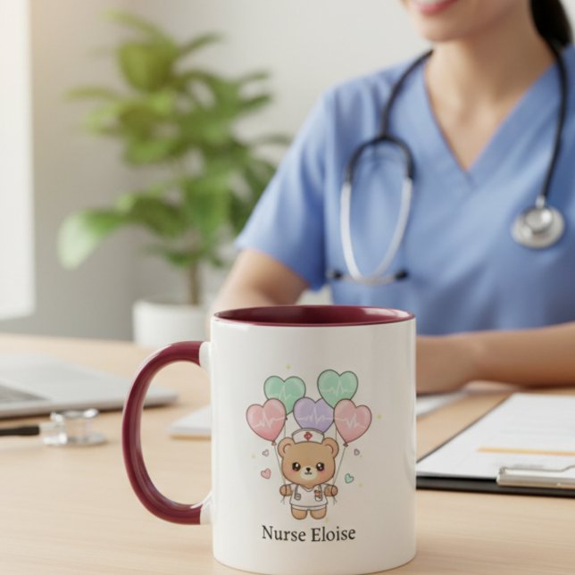 Custom Name Healthcare Hero Gift Coffee Mug (Creator Uploaded)