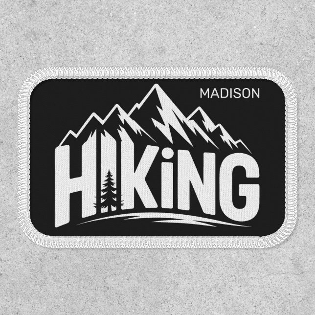 Custom Name Hiking Patch (Front)