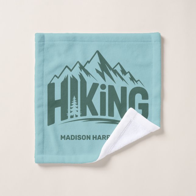 Custom Name Hiking Wash Cloth (Wash Cloth)