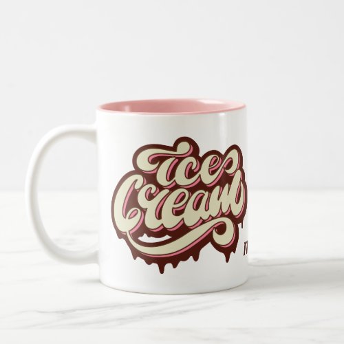 Custom name Ice Cream mug